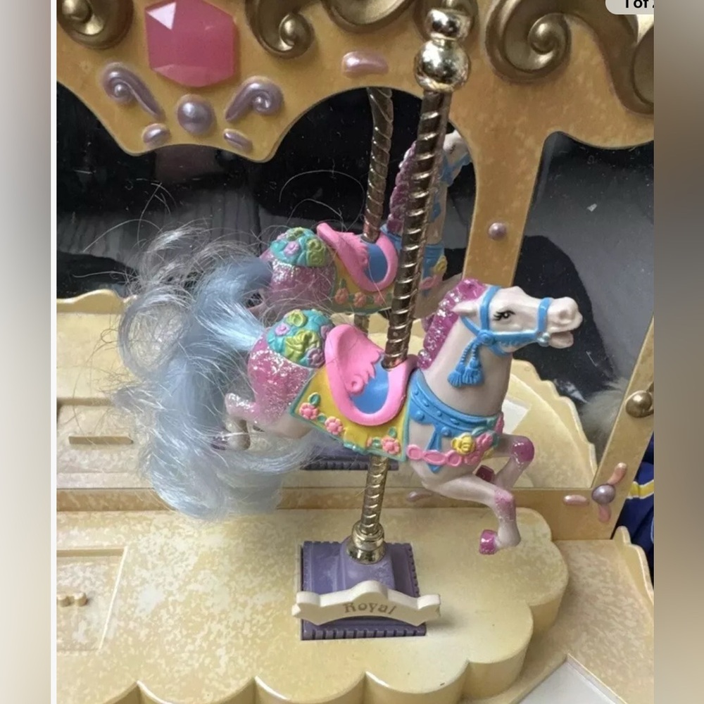 Vintage Matchbox Carousel Horse Royal